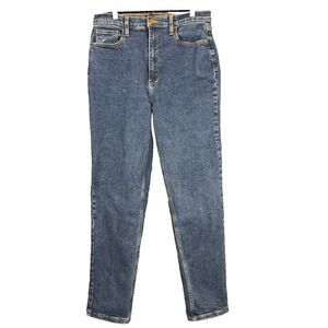 Fashion Nova Womens Sz 9 Medium Wash Blue‎ Denim High Rise Slim Straight Fit